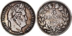 World Coins - Coin, France, Louis-Philippe, 5 Francs, 1835, Lyon, , Silver, KM:749.4