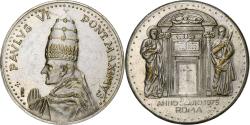 World Coins - Vatican, Medal, Paul VI, Rome, Année Sainte, 1975, Silvered bronze,