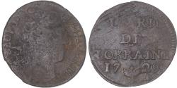 World Coins - Coin, France, Leopold I, Liard de Lorraine, 1729, Nancy, , Copper