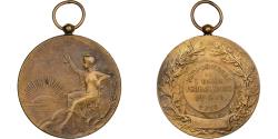 World Coins - France, Medal, Fête-Concours de l'Union Podensacaise, 1910, Bronze,