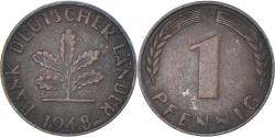 World Coins - Coin, Germany, Pfennig, 1948