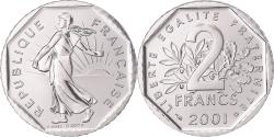 World Coins - Coin, France, Semeuse, 2 Francs, 2001, Paris, BU, , Nickel, KM:942.2