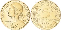 World Coins - Coin, France, Marianne, 5 Centimes, 1974, Paris, , Aluminum-Bronze