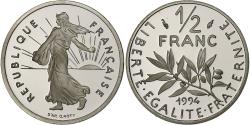 World Coins - France, 1/2 Franc, Semeuse, 1994, Paris, Proof, Nickel, , Gadoury:429a