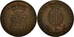 World Coins - Coin, Spain, CATALONIA, Isabel II, 3 Quartos, 1838, Madrid, , Copper