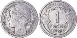 World Coins - Coin, France, Morlon, Franc, 1946, Paris, , Aluminum, KM:885a.1