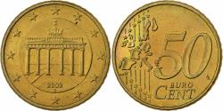 World Coins - Germany, 50 Euro Cent, 2002, Munich, Nordic gold,