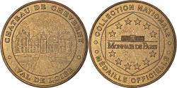 World Coins - France, Token, Touristic token, Château de Cheverny, Arts & Culture, 1999