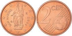 World Coins - San Marino, 2 Euro Cent, 2004, Rome, , Copper Plated Steel, KM:441