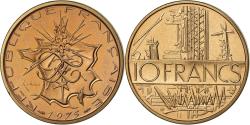 World Coins - Coin, France, Mathieu, 10 Francs, 1975, Paris, FDC, , Nickel-brass