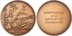World Coins - France, Medal, Révolution Française, Bataille de Valmy, History, 1987