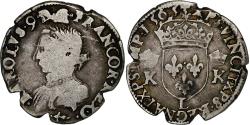 World Coins - France, Charles IX, 1/2 Teston, 1565, Bayonne, Silver, , KM:421