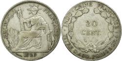 World Coins - Coin, French Indochina, 20 Cents, 1929, Paris, , Silver, Lecompte:229