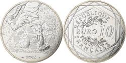 World Coins - France, 10 Euro, UEFA Euro 2016, 2016, Monnaie de Paris, Silver,