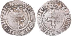 World Coins - Coin, France, Charles VI, Florette, Uncertain date, , Billon