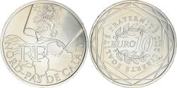 World Coins - France, 10 Euro, Nord-Pas de Calais, 2010, Paris, , Silver, KM:1664