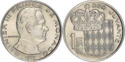 World Coins - Coin, Monaco, Rainier III, Franc, 1975, , Nickel, KM:140, Gadoury:MC 150