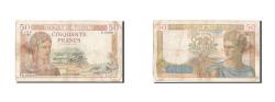 World Coins - Banknote, France, 50 Francs, 50 F 1934-1940 ''Cérès'', 1940, 1940-03-14