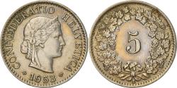 World Coins - Coin, Switzerland, 5 Rappen, 1953, Bern, , Copper-nickel, KM:26