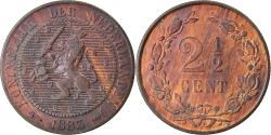 World Coins - Coin, Netherlands, William III, 2-1/2 Cent, 1883, , Bronze, KM:108.1