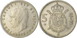 World Coins - Coin, Spain, Juan Carlos I, 5 Pesetas, 1975, , Copper-nickel, KM:807