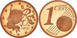 World Coins - France, Euro Cent, 2010, Paris, BE, , Copper Plated Steel, Gadoury:1