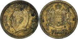 World Coins - Coin, Monaco, Franc, Undated (1943), Poissy, , Cupro-Aluminium