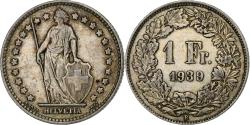 World Coins - Switzerland, Franc, 1939, Silver, , KM:24