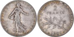 World Coins - Coin, France, Semeuse, 2 Francs, 1901, , Silver, Gadoury:532