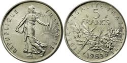 World Coins - Coin, France, Semeuse, 5 Francs, 1983, , Nickel Clad Copper-Nickel