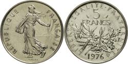 World Coins - Coin, France, Semeuse, 5 Francs, 1976, Paris, , Nickel Clad