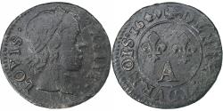 World Coins - France, Louis XIV, Denier Tournois, 1649, Paris, Copper, , Gadoury:70