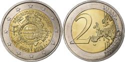 World Coins - France, 2 Euro, 10 ans de l'euro, 2012, Pessac, Bi-Metallic,