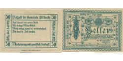 World Coins - Banknote, Austria, edlbach, 50 Heller, Blason, 1921 UNC(63) Mehl:FS 150a