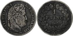 World Coins - France, Franc, Louis-Philippe, 1840, Paris, Silver, , Gadoury:453