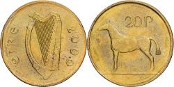 World Coins - Ireland, 20 Pence, 2000, Dublin, Nickel-brass, , KM:25