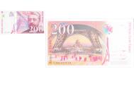 World Coins - France, 200 Francs, Eiffel, 1996, G 021297950, UNC(63), Fayette:75.1, KM:159a