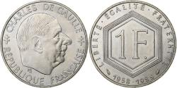 World Coins - France, Franc, Charles de Gaulle, 1988, Paris, Nickel, , Gadoury:475
