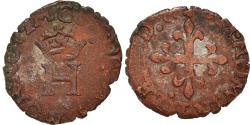 World Coins - Coin, Italy, Delfino Tizzone, Liard, 1586, Desana, , Copper