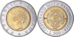 World Coins - Coin, Italy, 500 Lire, 1993, Rome, , Bi-Metallic, KM:160