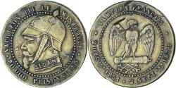 World Coins - Coin, France, Napoleon III, 5 Centimes, 1870, Satirique, , Brass