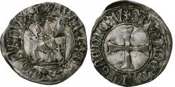 World Coins - Duchy of Brittany, François Ier, Blanc à la targe, 1442-1450, Rennes, Billon
