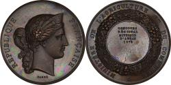 World Coins - France, Medal, Ministère de l'agriculture et du Commerce, 1876, Barre