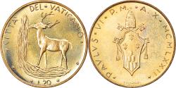 World Coins - Coin, VATICAN CITY, Paul VI, 20 Lire, 1977, , Aluminum-Bronze, KM:120