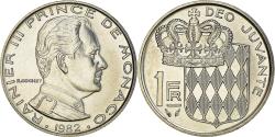 World Coins - Coin, Monaco, Rainier III, Franc, 1982, , Nickel, KM:140