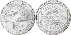 World Coins - France, 10 Euro, Euros des régions, Réunion, 2011, Pessac, Silver,