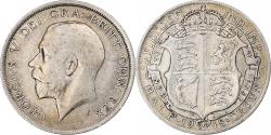 World Coins - Great Britain, George V, 1/2 Crown, 1918, London, Silver, , KM:818.1