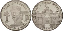 World Coins - France, Medal, Charles De Gaulle, The Fifth Republic, History, 2010,