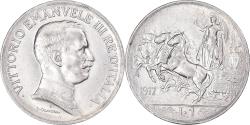 World Coins - Coin, Italy, Vittorio Emanuele III, Lira, 1917, Rome, , Silver, KM:57