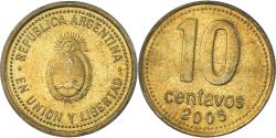 World Coins - Coin, Argentina, 10 Centavos, 2005